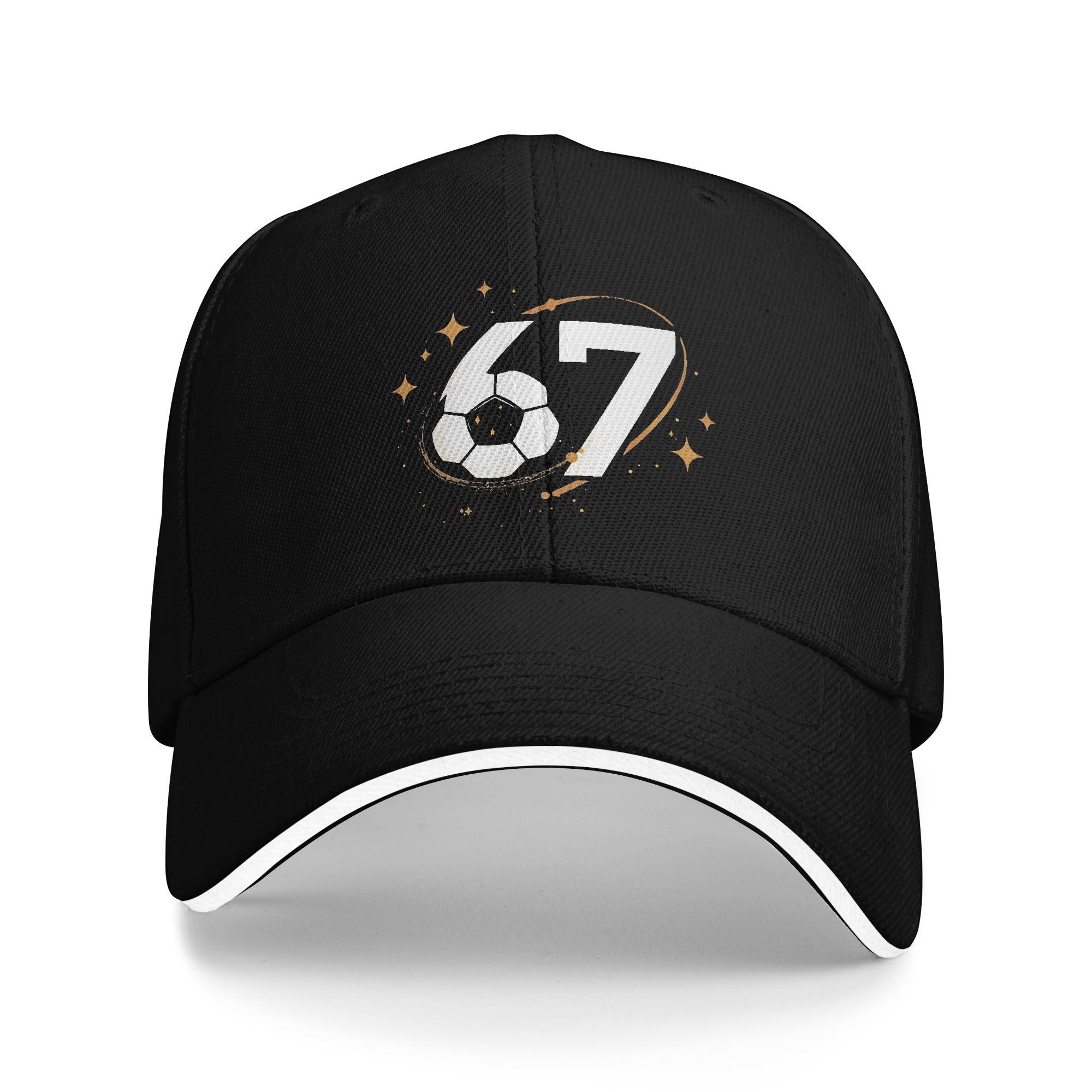 Golf Cap Dad - Men Women Soccer 67 Six Seven