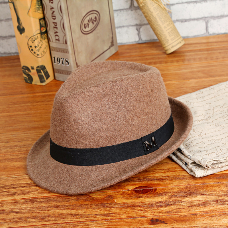 2025 Men Winter Thick Warm Fel - Fedora Hat Wool ulasan dan harga