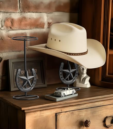 Western Horseshoe Star Hat Sta - Cowboy Hat Straw ulasan dan harga