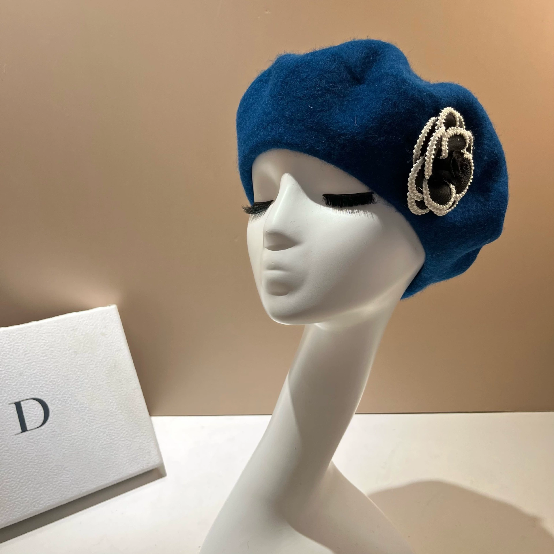 Camellia accessories 2025 autu - Beret French Wool ulasan dan harga
