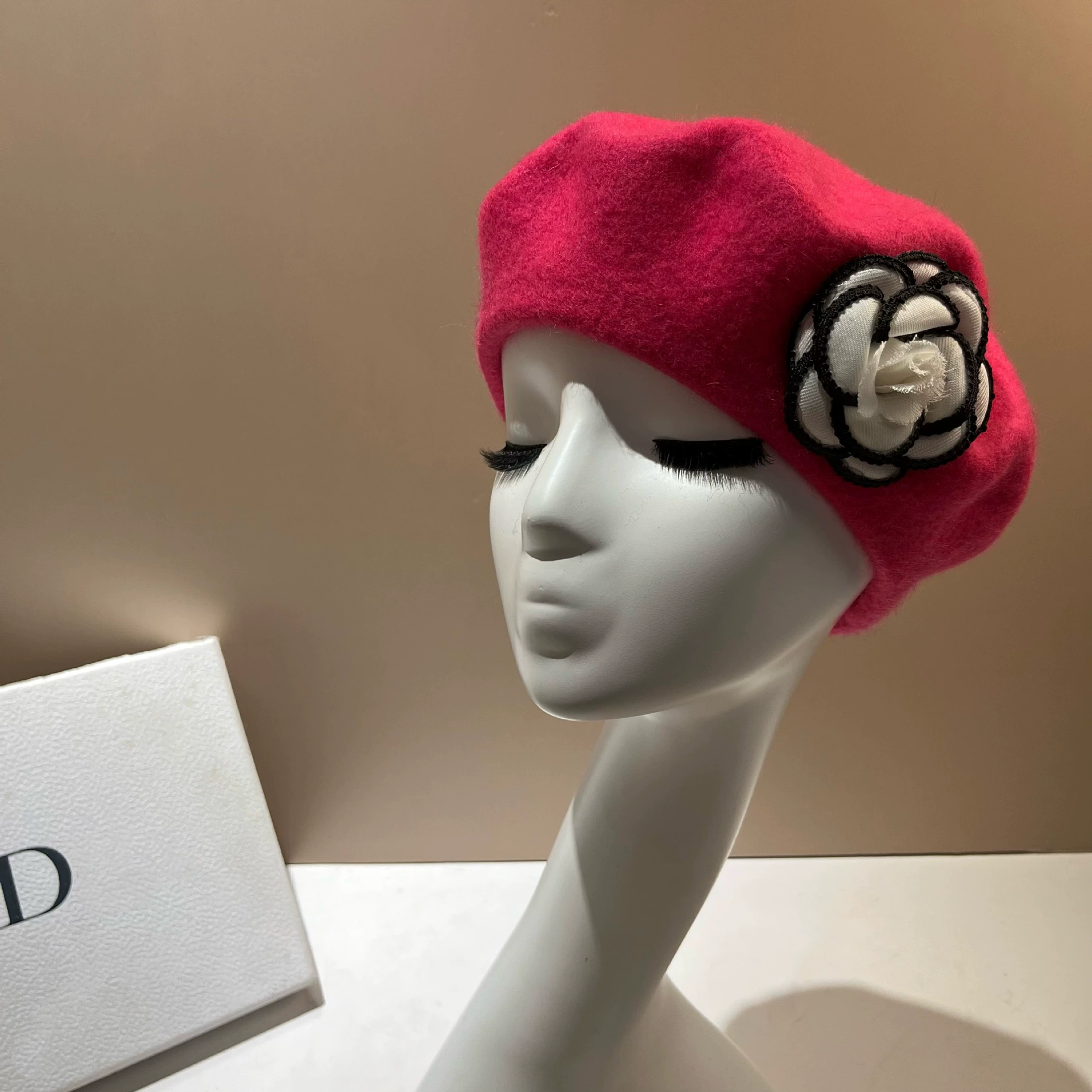Camellia accessories 2025 autu - Beret French Wool ulasan dan harga