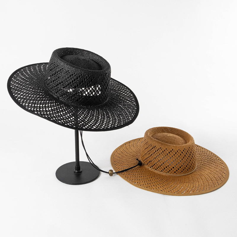 New Hand Woven Hollow Circular - Cowboy Hat Straw ulasan dan harga