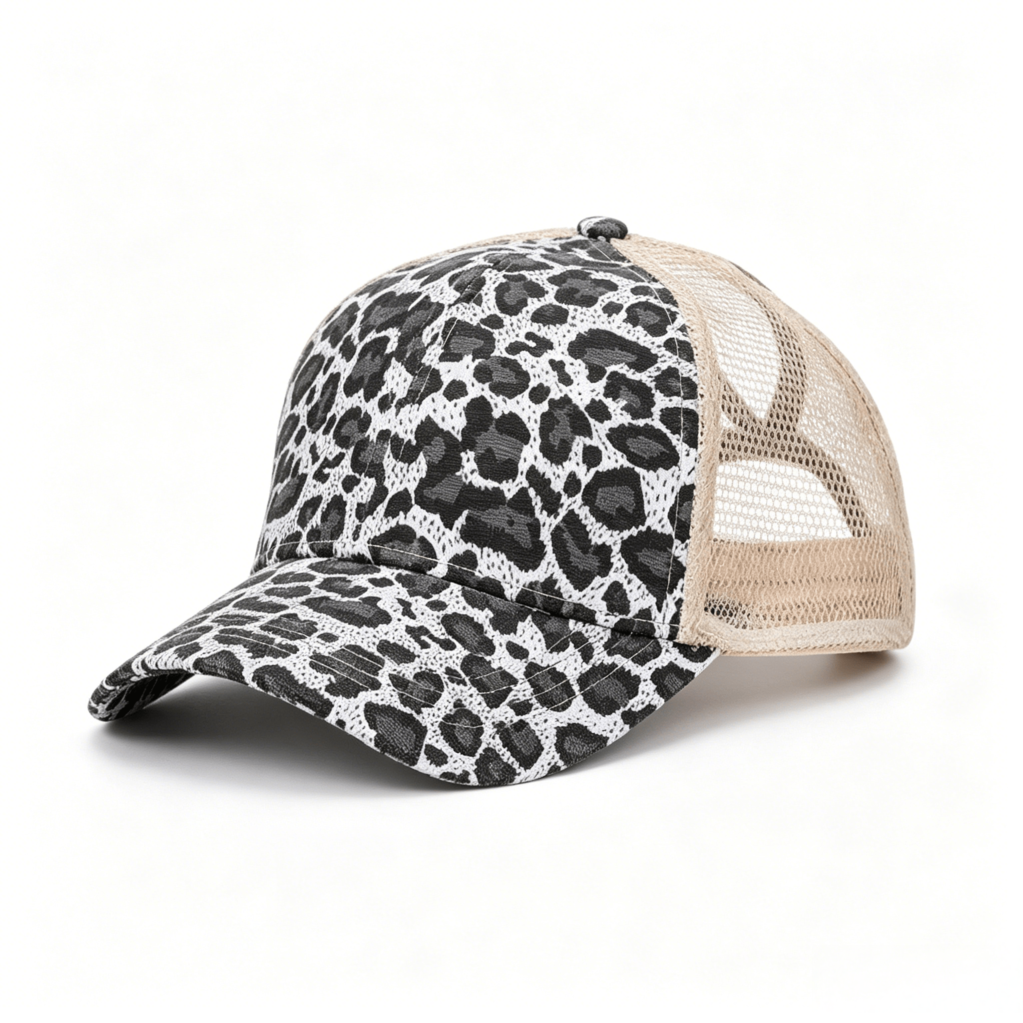 Leopard Adjustable Ponytail Ba - Golf Cap Dad ulasan dan harga