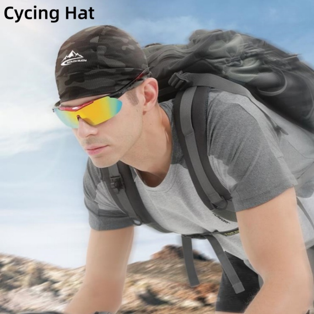 Cycling Cap Quick Dry Anti-UV  - Skull Cap Helmet Liner ulasan dan harga