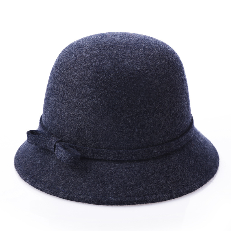 100% Real Wool Women Hats Autu - Fedora Hat Wool ulasan dan harga