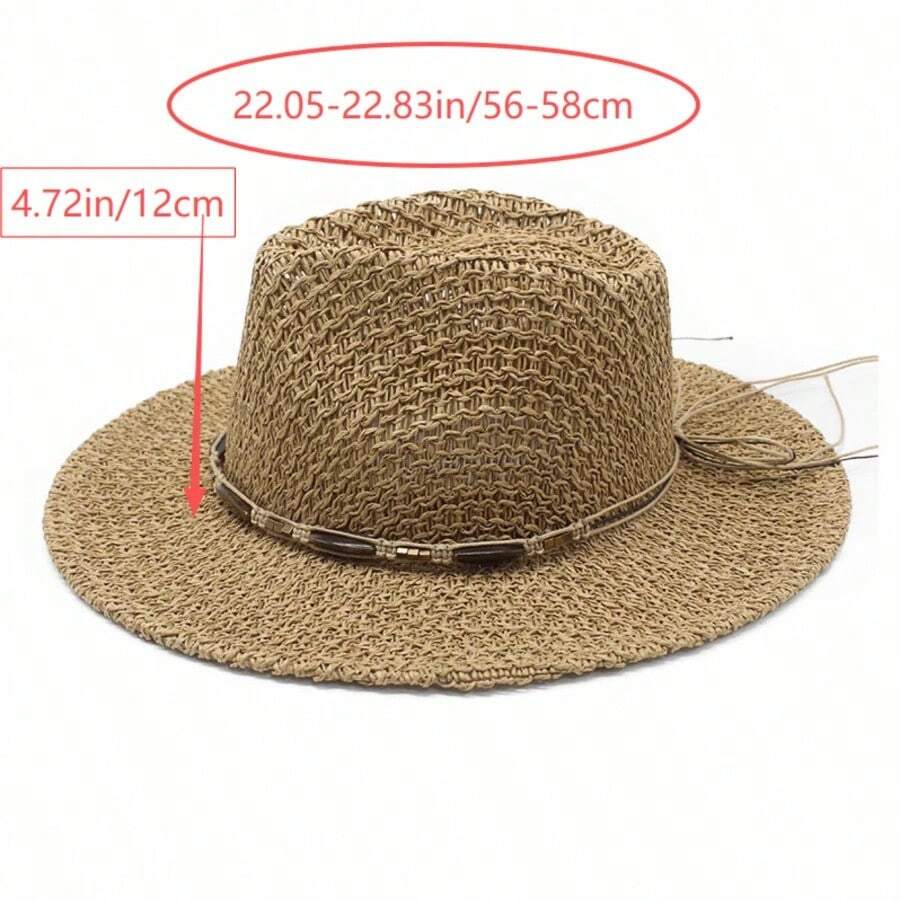 Wide Brim Straw Hat For Women  - Sun Hat Wide Brim ulasan dan harga