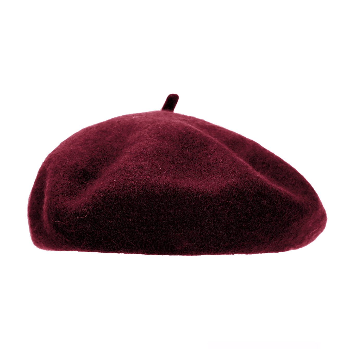 A solid-color wool beret for w - Beret French Wool ulasan dan harga