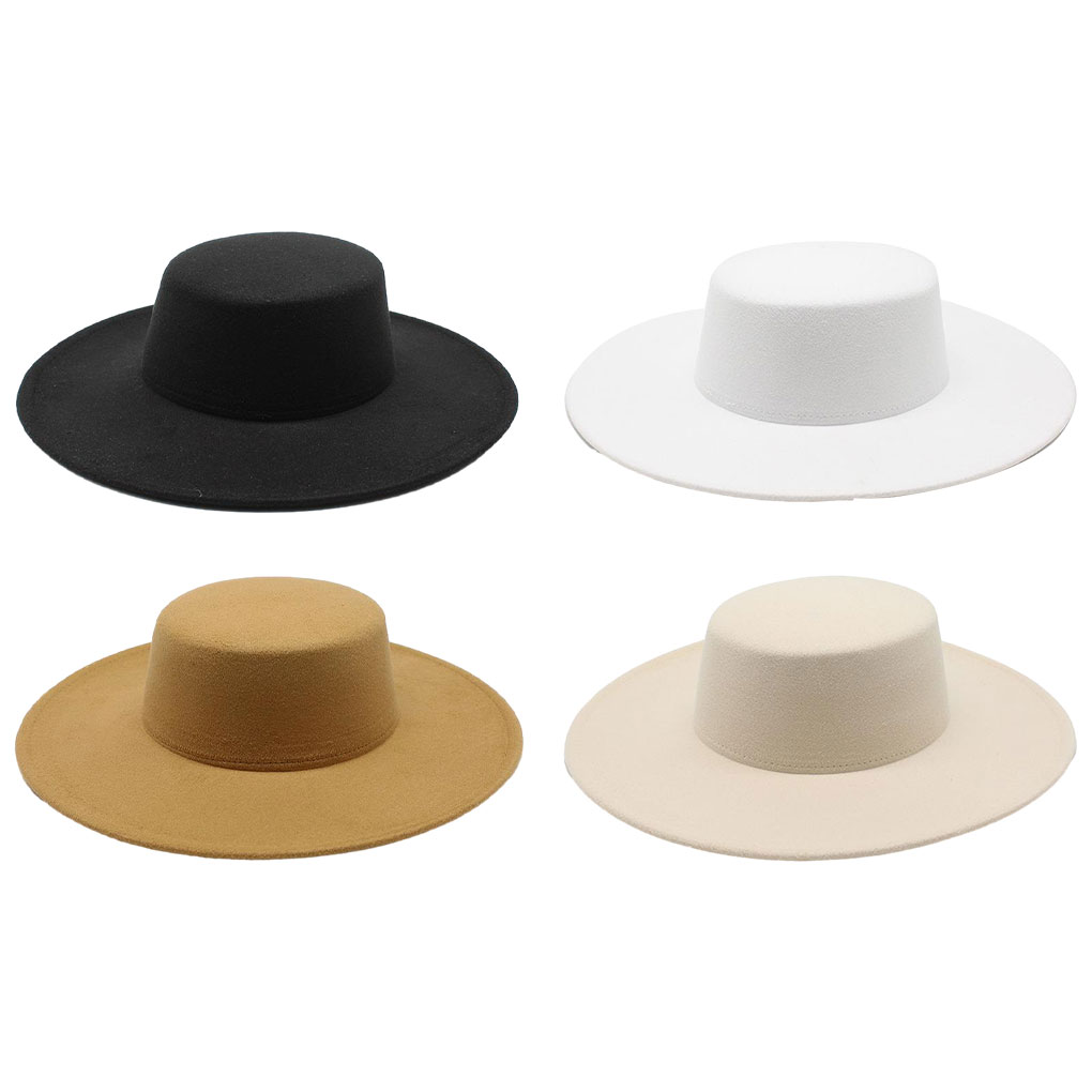 French Ladies Fedoras Top Bow  - Fedora Hat Wool ulasan dan harga