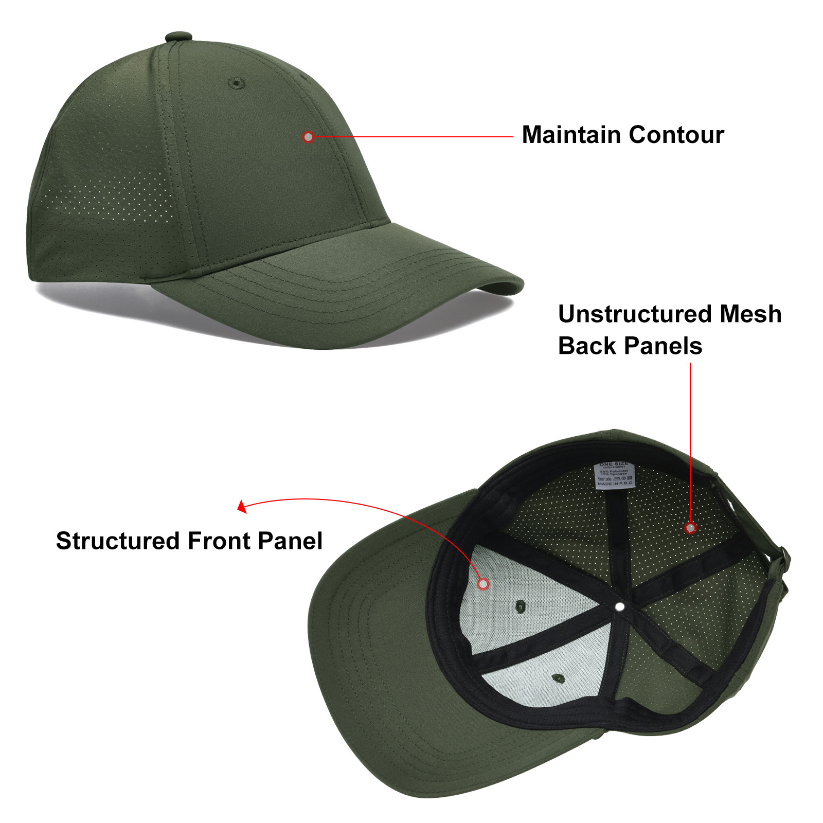 FUICUI Unisex Classic Mesh Adj - Golf Cap Dad ulasan dan harga