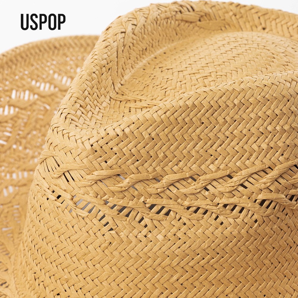 USPOP Women Summer Straw Cowbo - Cowboy Hat Straw ulasan dan harga