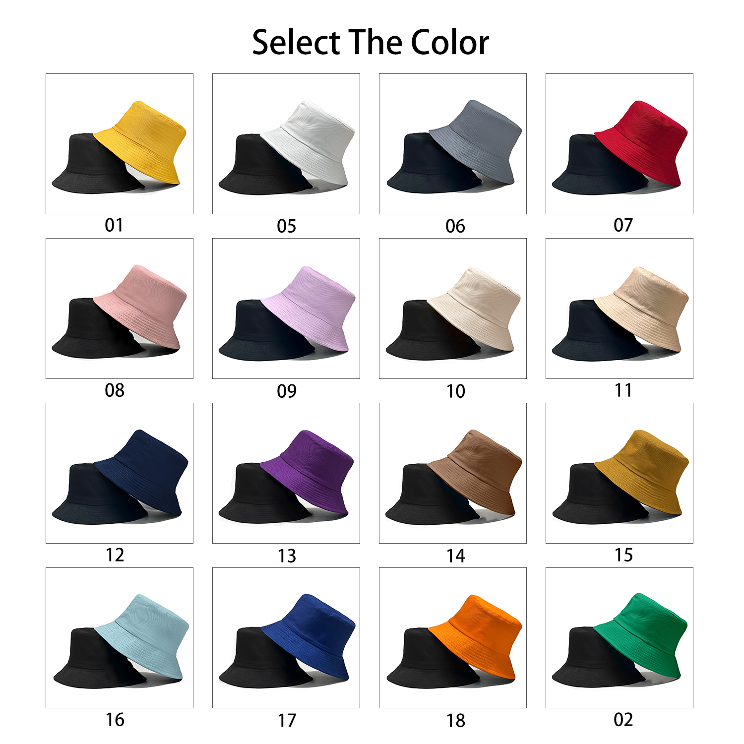 Custom Logo Double Side Fisher - Bucket Hat Cotton ulasan dan harga