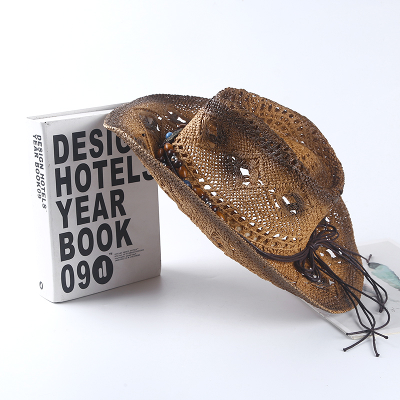 Spring and summer Spanish retr - Cowboy Hat Straw ulasan dan harga