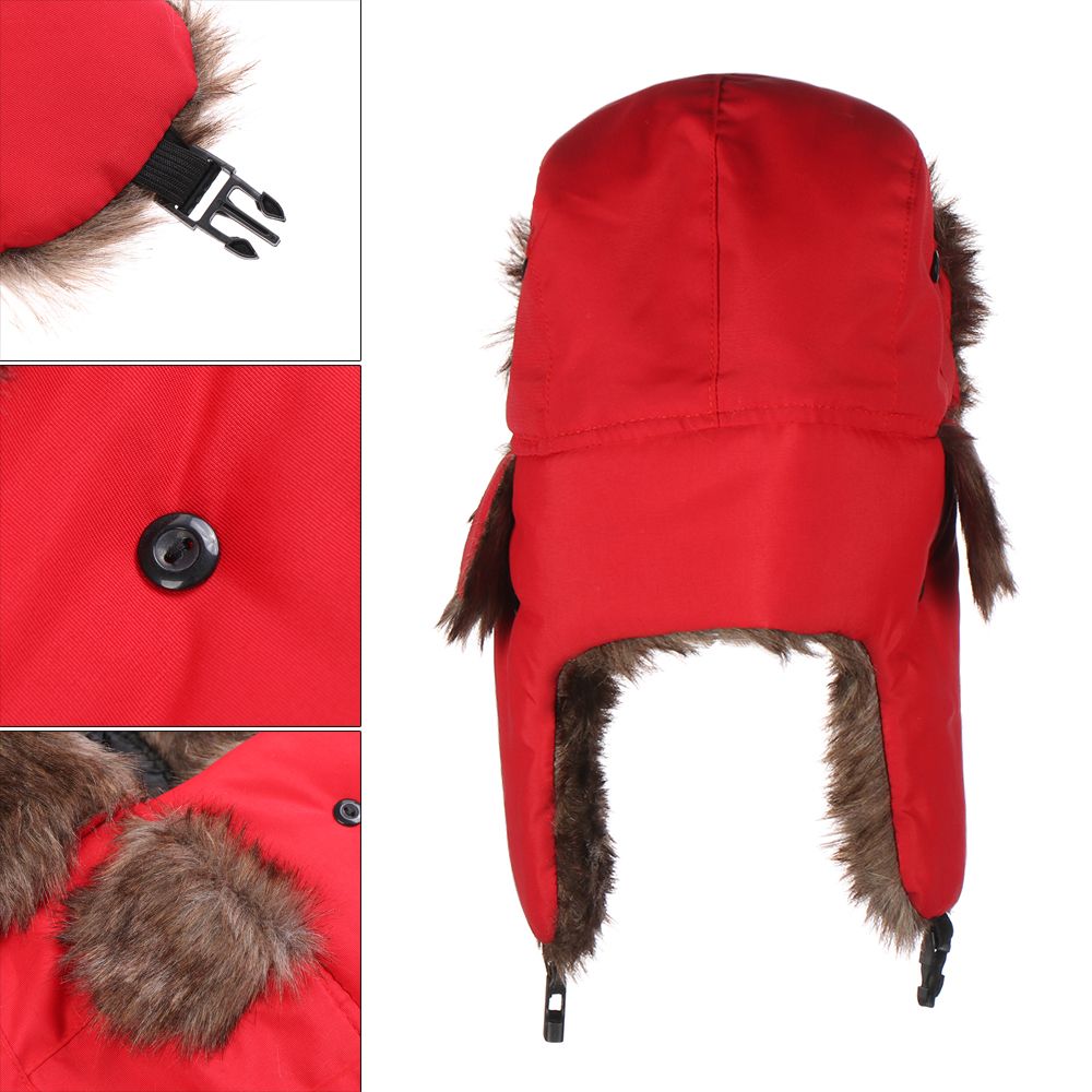 Warm Earflap Trapper Ski Hat W - Winter Trapper Hat ulasan dan harga