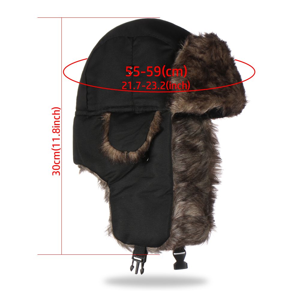 Warm Earflap Trapper Ski Hat W - Winter Trapper Hat ulasan dan harga