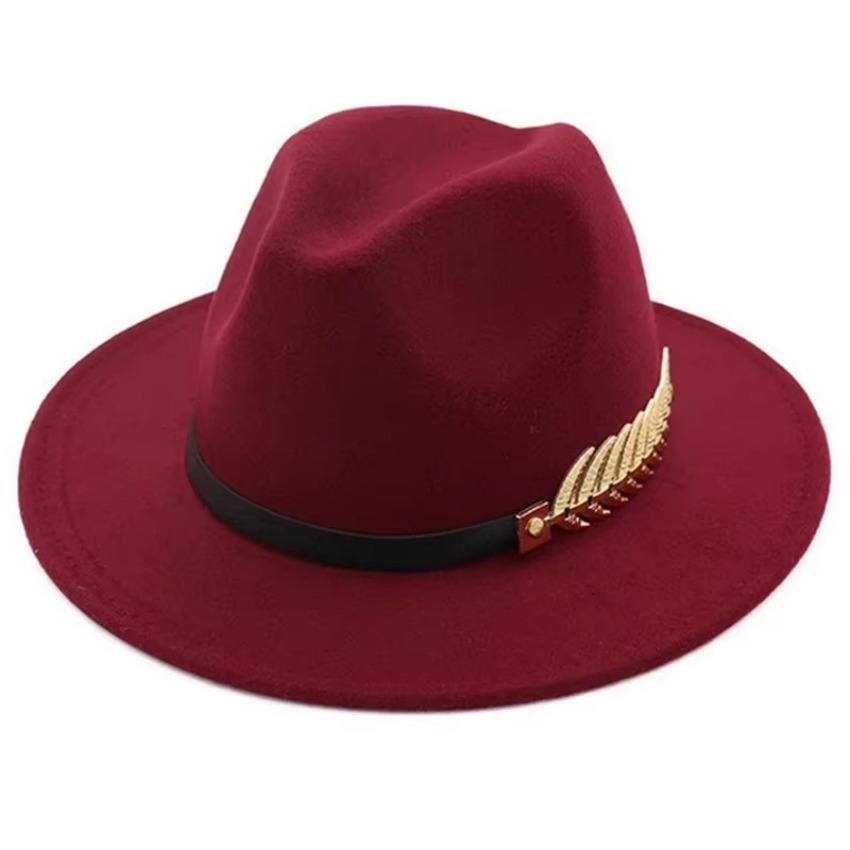 1 Pcs New Fashion Unisex Men W - Fedora Hat Wool ulasan dan harga