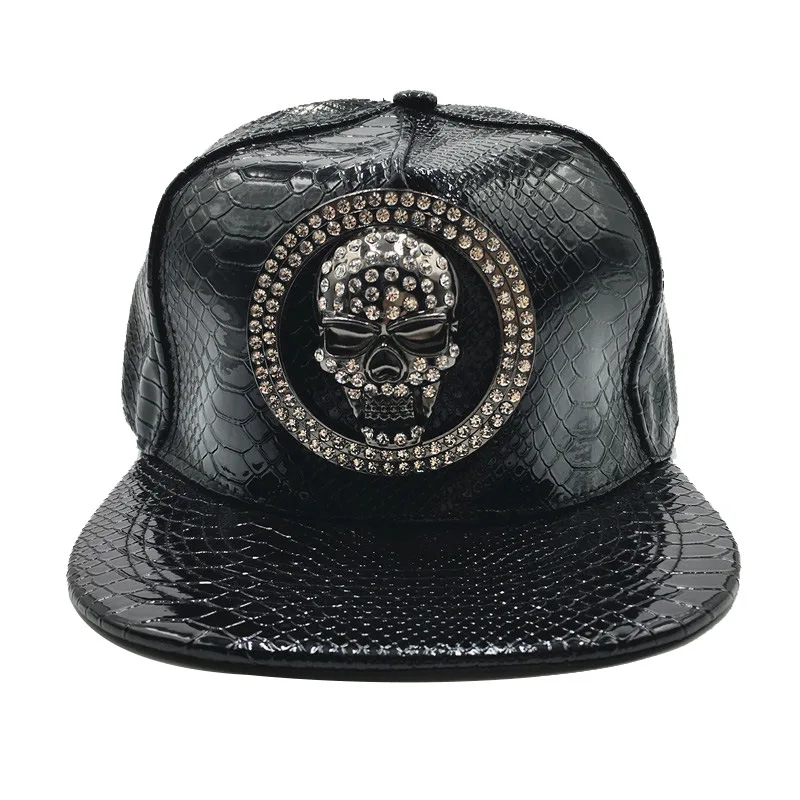 Brand Oohmy Men Women PU Leath - Baseball Cap Structured ulasan dan harga